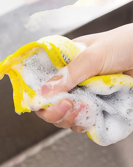 Double Side Dishwashing Sponge Dish Washing Brush (1 Pc)