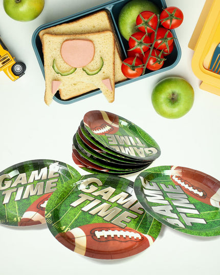 Round Plates Disposable Paper Plates  Happy Birthday Gift (10 Pcs Set  Mix Design)