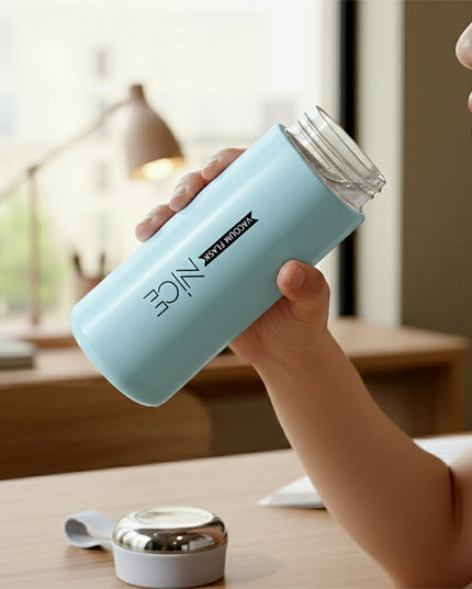 Leak Proof Glass Water Bottle (1 Pc)