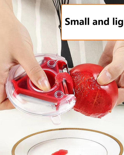 2937  3 In 1 Multi Function Three Use Rotary Hanging Round Planer Peeler And Cutter Vegetable Slicer Kitchen Tools Kitchen Gadgets