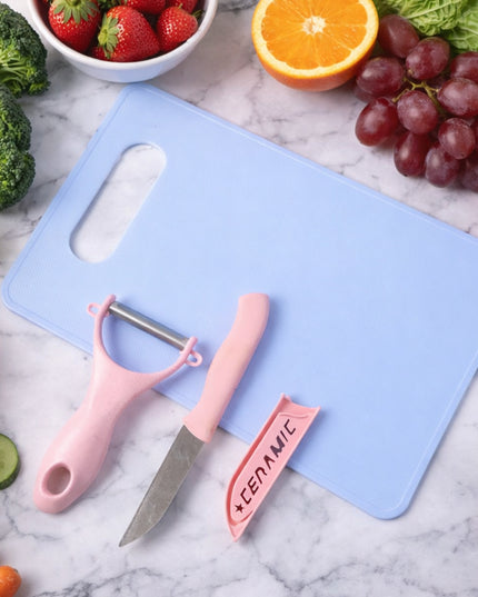 3 In 1 Multipurpose Kitchen Fruit  Vegetable Cutting Board Set