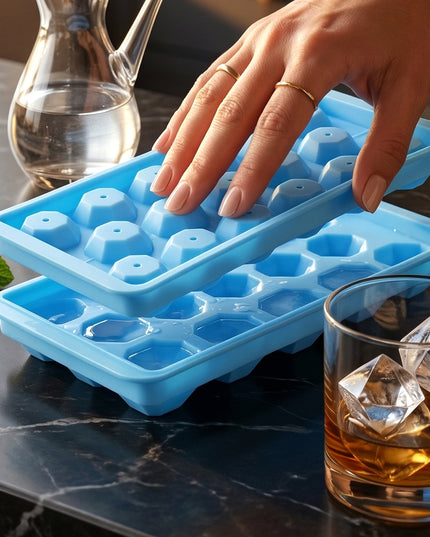 Multipurpose Ice Cube Tray With Lid 17 Grid Mold (1 Pc)