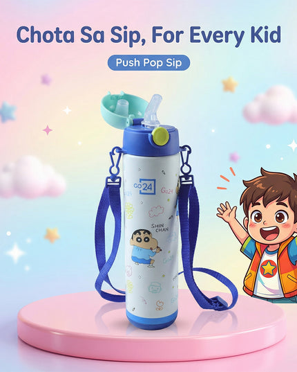 Pexpo Kids School Stainless Steel Water Bottle 500 Ml Approx (1 Pc)