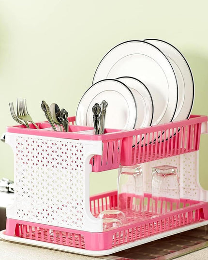 Plastic Kitchen Organizer Rack With Water Storing Tray