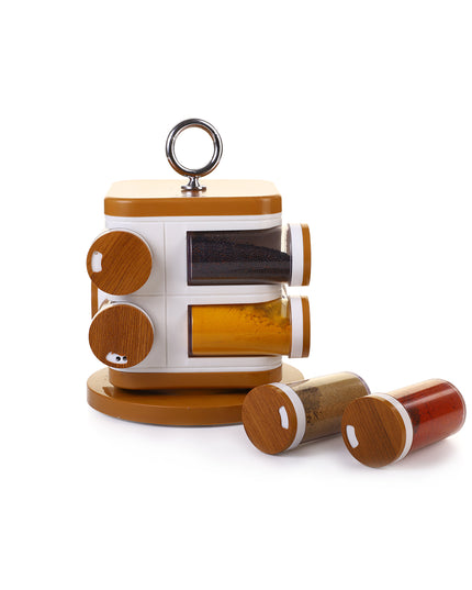 8117 Ganesh Storewell Plastic Spice Rack - Set Of 8