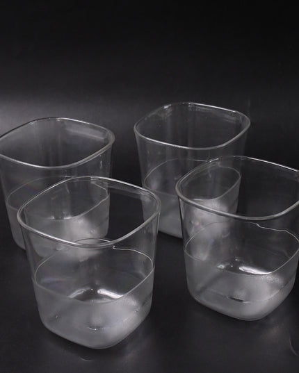 Transparent Stylish Premium Jug With Elegant Handle (2000 Ml Jug Approx  4 Pcs Plastic Glass)