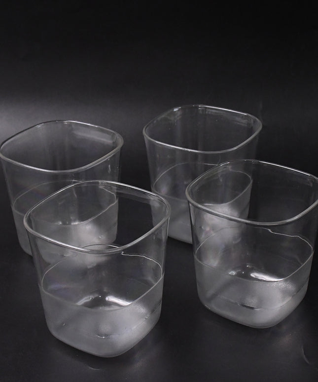 Transparent Stylish Premium Jug With Elegant Handle (2000 Ml Jug Approx  4 Pcs Plastic Glass)