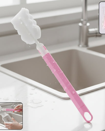 Long Handle Silicone Bottle Cleaning Brush 32 Cm (1 Pc)