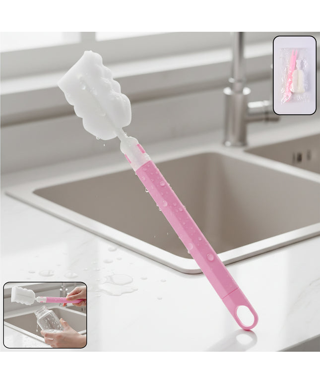 Long Handle Silicone Bottle Cleaning Brush 32 Cm (1 Pc)