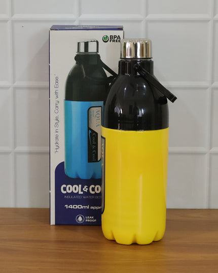 Large Capacity Leakproof Water Bottle (1 Pc 1400ml Approx)