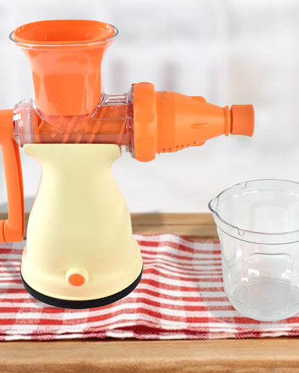 Apex Manual Carrot And Fruit Juicer  Heavy-duty (1 Pc With Glass)