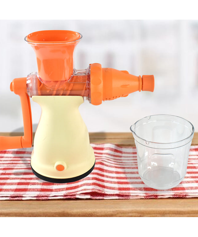 Apex Manual Carrot And Fruit Juicer  Heavy-duty (1 Pc With Glass)