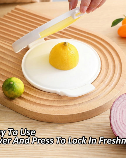 Round Food Saver Storage Container With Lid (1 Pc 18 X 15 Cm)