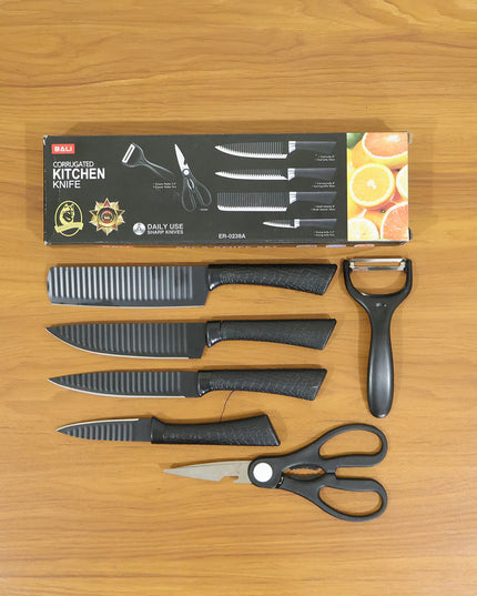 6 In 1 Premium Kitchen Knife Set (1 Set)