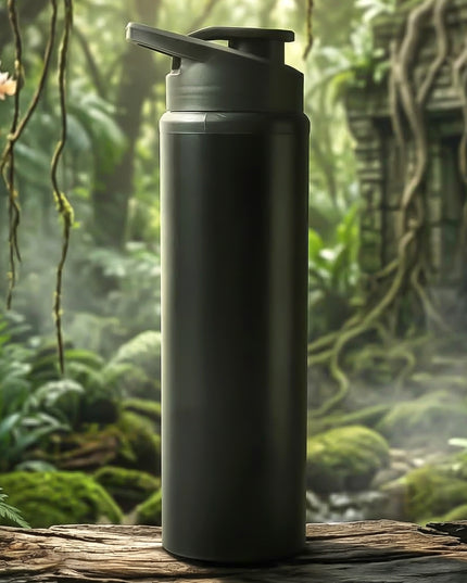Premium Stainless Steel Sports Water Bottle With Flip Top Lid 900 Ml