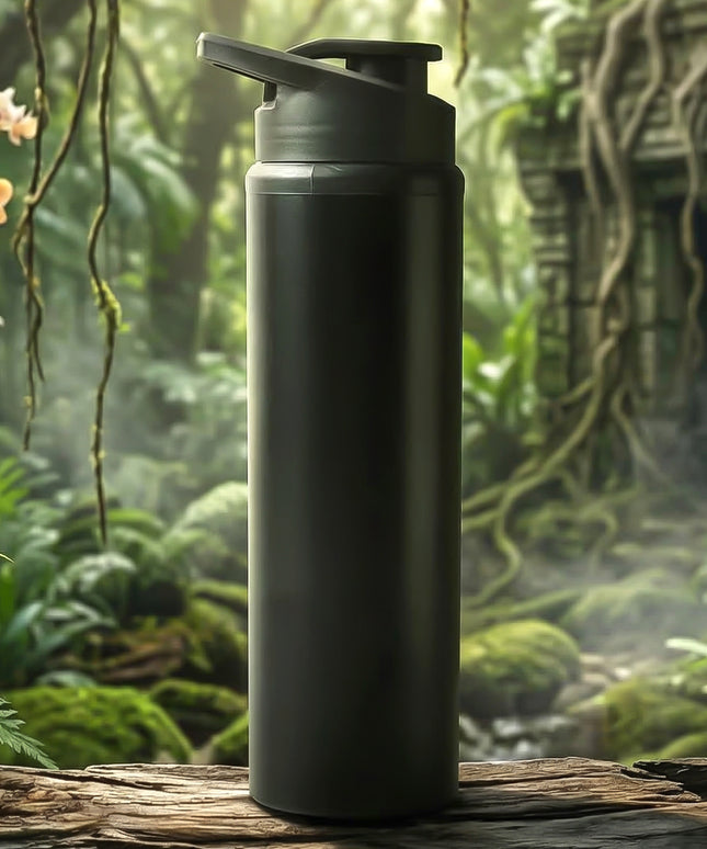 Premium Stainless Steel Sports Water Bottle With Flip Top Lid 900 Ml