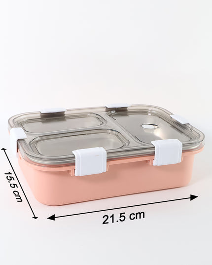 3-compartment Lunch Box - (1 Pc)