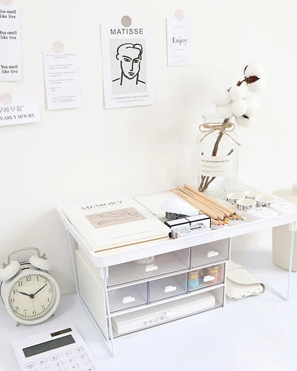 Home Closet Organizer Storage Shelf Kitchen Adjustable Storage Rack Shelves Cabinet Holders Space Saving Makeup Organizer