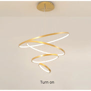 Modern led dining room chandeliers simple ring chandelier living  bedroom Lights home indoor lighting decorative Pendant Lamps