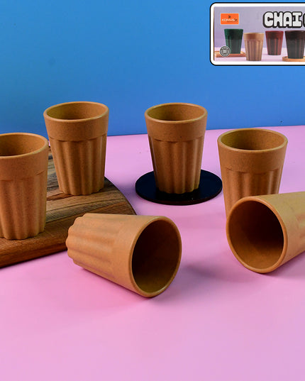 Konvex Traditional Chai Cups (125 Ml  6 Pc)