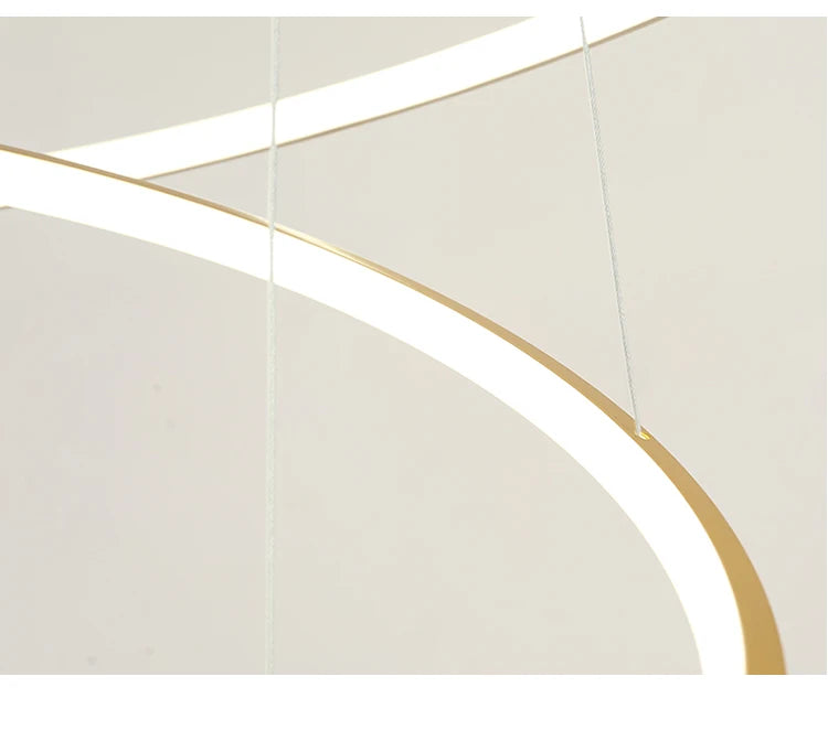 Modern led dining room chandeliers simple ring chandelier living  bedroom Lights home indoor lighting decorative Pendant Lamps