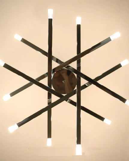 Modern silver chandelier lighting LED designer metal chandelier for living room dining room Branch Loft Decoration lounge lights