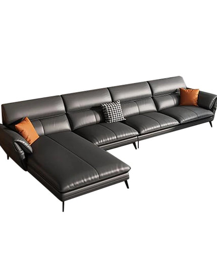 Modern Minimalist Living Room Leather Sofa for Living Room set Combination