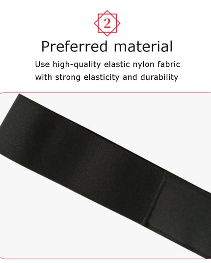 1Pcs Golf Swing Training Arm Band Golf Hand Posture Corrector Black Nylon Elastic Training Belt for Golf Beginner Practicing