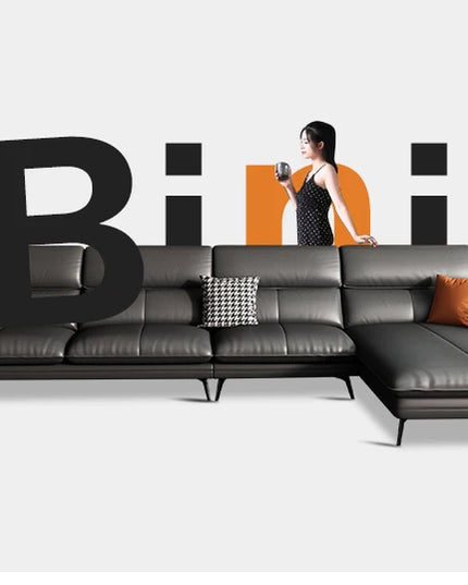 Modern Minimalist Living Room Leather Sofa for Living Room set Combination