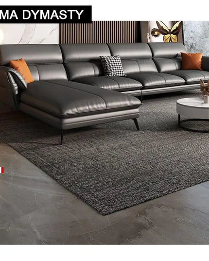 Modern Minimalist Living Room Leather Sofa for Living Room set Combination