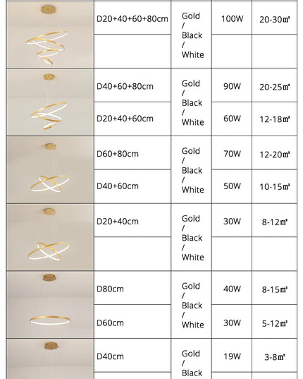 Modern led dining room chandeliers simple ring chandelier living  bedroom Lights home indoor lighting decorative Pendant Lamps