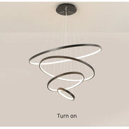 Modern led dining room chandeliers simple ring chandelier living  bedroom Lights home indoor lighting decorative Pendant Lamps