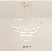 Modern led dining room chandeliers simple ring chandelier living  bedroom Lights home indoor lighting decorative Pendant Lamps