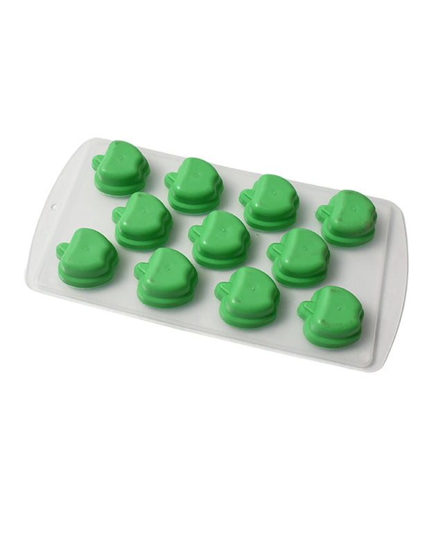 Silicone Mold Ice Cube Tray Creative Sweet Multi Type Ice Tray Buckets Ice Cube Trays Multi Fruit Shape Ice Tray (1 Pc)
