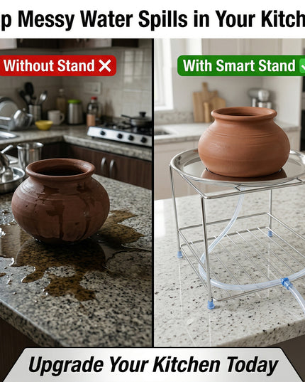 Heavy Duty Stainless Steel Multipurpose Utensils Stand 1 Pc