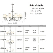 Chrome Modern Chandelier Lights For Living Room Bedroom Led Lighting Fixture Crystal Lamp E14 Led Lighting