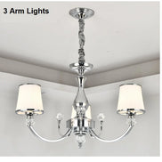 Chrome Modern Chandelier Lights For Living Room Bedroom Led Lighting Fixture Crystal Lamp E14 Led Lighting
