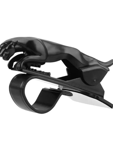 6469 Jaguar Leopard Shape Plastic Phone Clip Mobile Phone Holder For Car Use