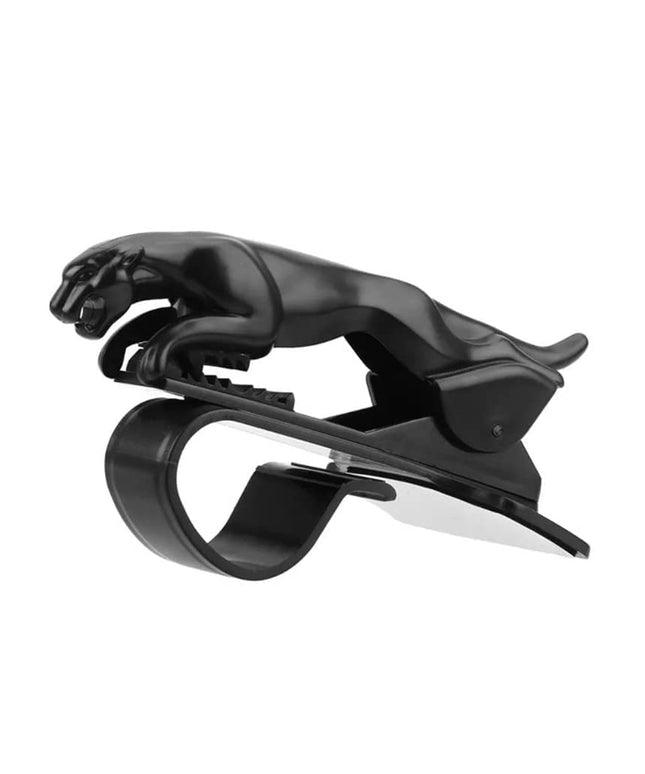 6469 Jaguar Leopard Shape Plastic Phone Clip Mobile Phone Holder For Car Use