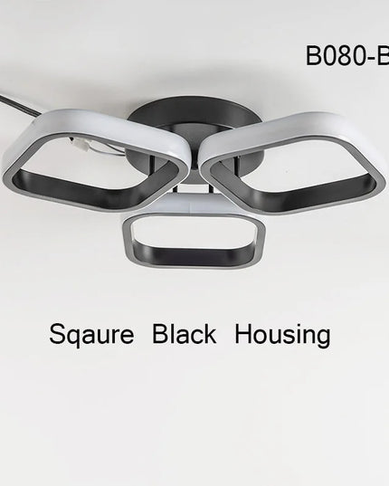 Modern LED Chandelier Lights for Living Room Bedroom Corridor Indoor Rings Lighting Ceiling Mount Luminaire Lustre Chandeliers