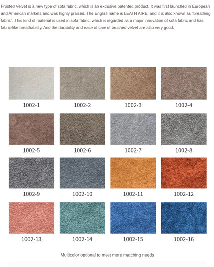 Modern fabric sofa simple modern Large and small apartment type brushed velvet down living room minimalist  furniture