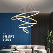 Modern led dining room chandeliers simple ring chandelier living  bedroom Lights home indoor lighting decorative Pendant Lamps