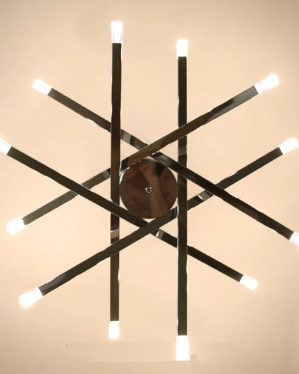 Modern silver chandelier lighting LED designer metal chandelier for living room dining room Branch Loft Decoration lounge lights