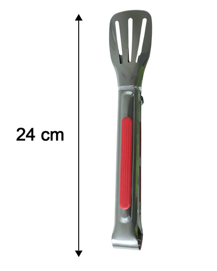 Stainless Steel Multi Purpose Kitchen Tongs With Anti Slip Grip (1 Pc)