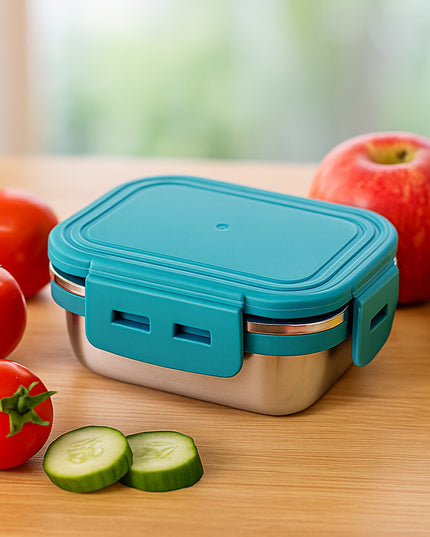 Apex Stainless Steel Mini Stack Plate Food Container (Approx 200 Ml)