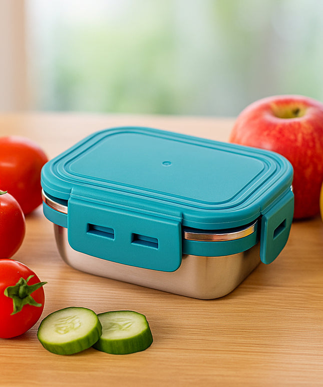 Apex Stainless Steel Mini Stack Plate Food Container (Approx 200 Ml)