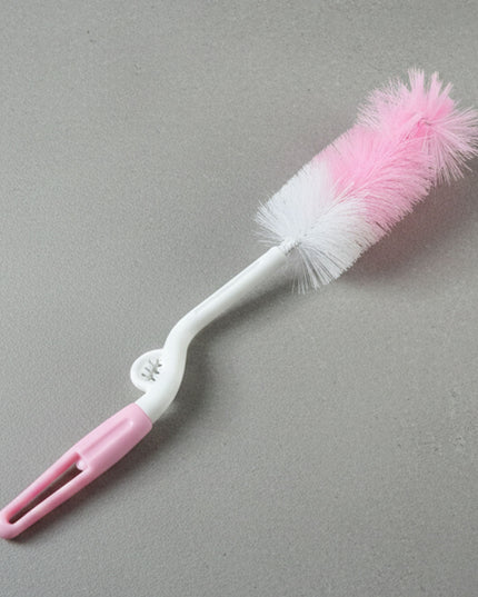 Bottle  Nipple Cleaning Brush With 360 Rotary Handle (1 Pc)