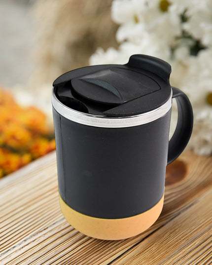 Insulated Coffee Mug With Spill-proof Lid (Approx 350ml  1 Pc)