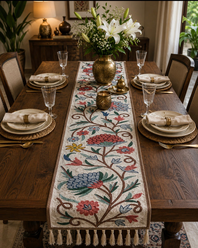 Chainstitch Table runners