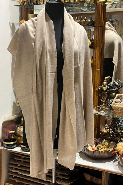 Plain pashmina stole